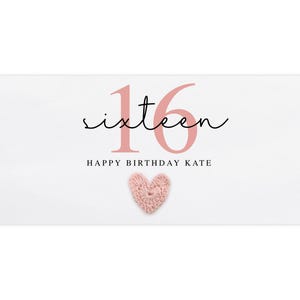 Carteira personalizada para aniversário de 16 anos, envelope para dinheiro personalizado, carteira, vale-presente, presente de aniversário, envelope para dinheiro, aniversário de 16 anos