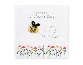 Happy Mothers Day Bee Card For Mother, Happy Mothers Day Card, Mothers Day Card For Mummy, Mum Mothers Day Card, Best Mother Ever Card, Bee