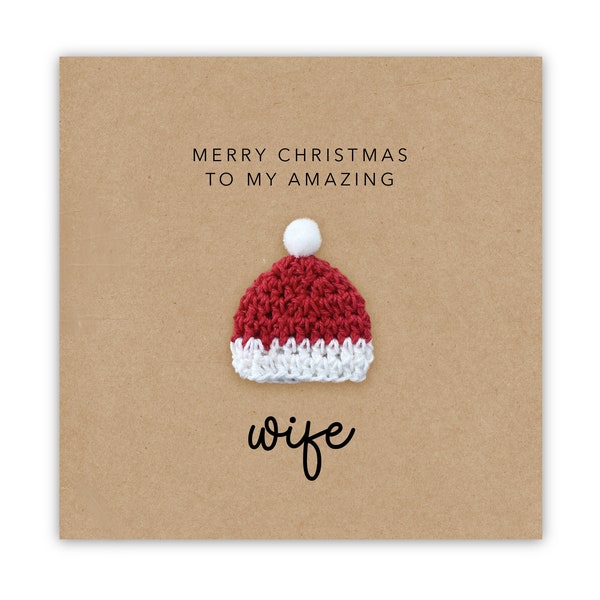 Merry Christmas to My Amazing Wife, Christmas Card for Wife, Christmas Card, Christmas Card for Partner Wife Christmas Card