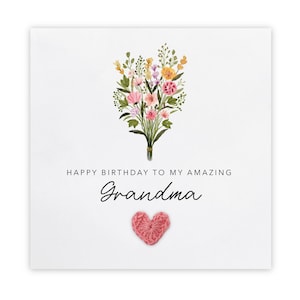 Nanny oma verjaardagskaart, kaart voor oma, verjaardagskaart voor oma, aandenken kaart, gelukkige verjaardag oppas oma