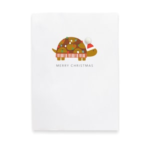 Funny Christmas Card, Card Pack,  Christmas Card Set, Turtle, Animal Christmas Card,  Handmade Card, Fun Christmas Card Set, Humour card