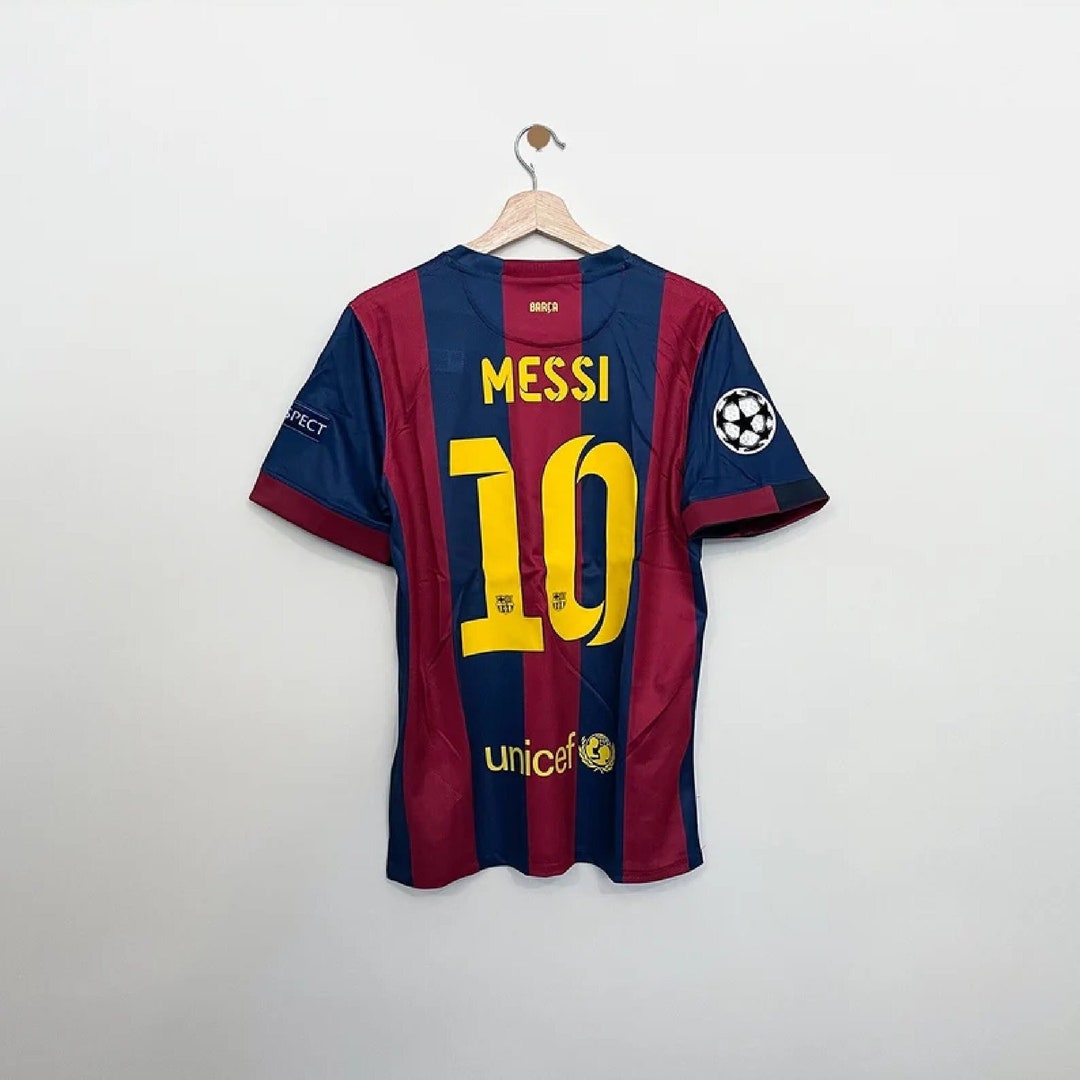 Barcelona 2014-2015 Messi 10 Classic Football Jersey - Etsy