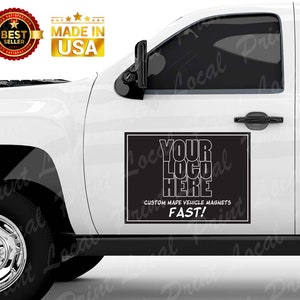 Vehicle Magnets Custom Made Car Magnets Custom Design or Your Design Magnets for Delivery Vehicle Magnets Small Business Car Magnets