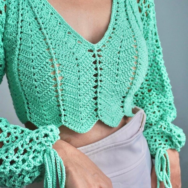 Crochet Top PATTERN | Meribella V2