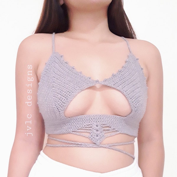 Crochet PATTERN | Peekaboo Bralette