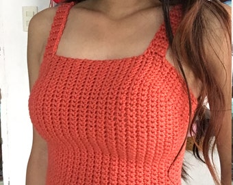 Boho Crochet Top Summer Festival Crochet Trendy Tank Top Crochet Tops Pattern Seiz Beachwear Tops Chic Outfit for Women