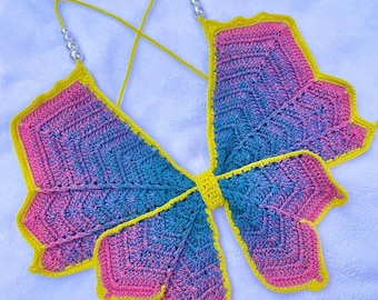 Crochet Paso Blusas De Mariposa Tejidas A Crochet Blusa Mariposa