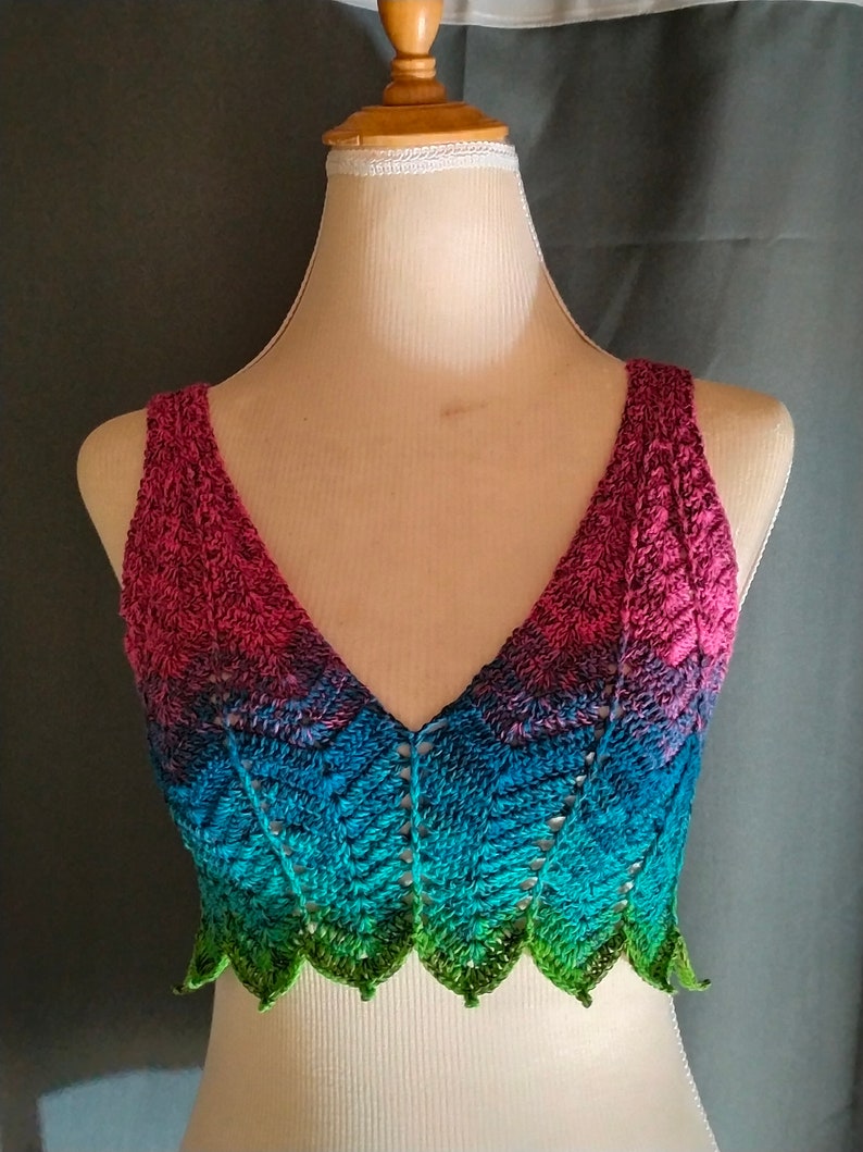 Crochet Top PATTERN Meribella Etsy UK