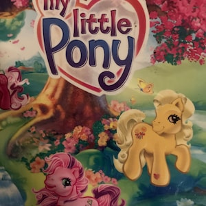 Vintage 1990s my little pony poster 15.5 x 12.5 in marquee poster