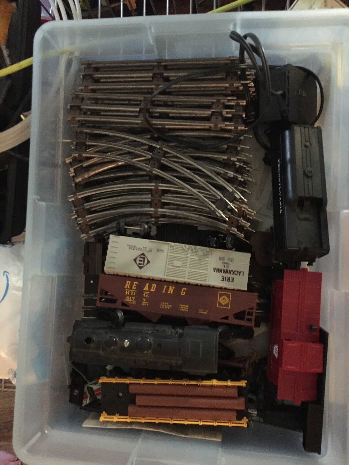 Vintage LIONEL HO Scale Pennsylvania TRAIN Set Tracks Etsy