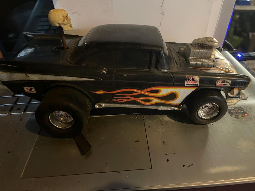 1985 Matchbox Hot Rod Racers '57 Chevy Black Skull Shifter - Etsy