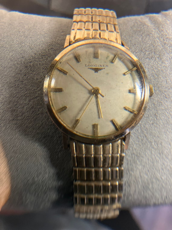 Stunning LONGINES classic men’s gold wrist, watch 