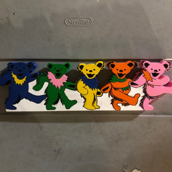 Made to order AIKOS bears Dancing bears grateful bears grateful dead show fun wall plaque desk decor