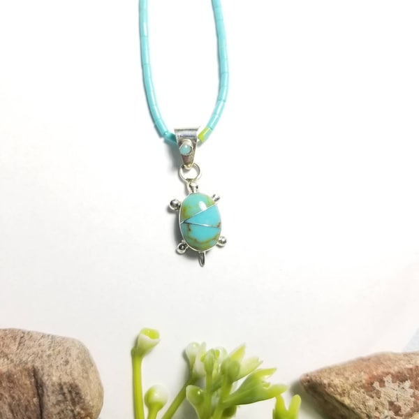 Lovelyturquoise beadded Choker/ Tiny Turquoise Heishi bead Layering Choker /Handmade Kid Choker/Teen Danity Beach Jewelry.