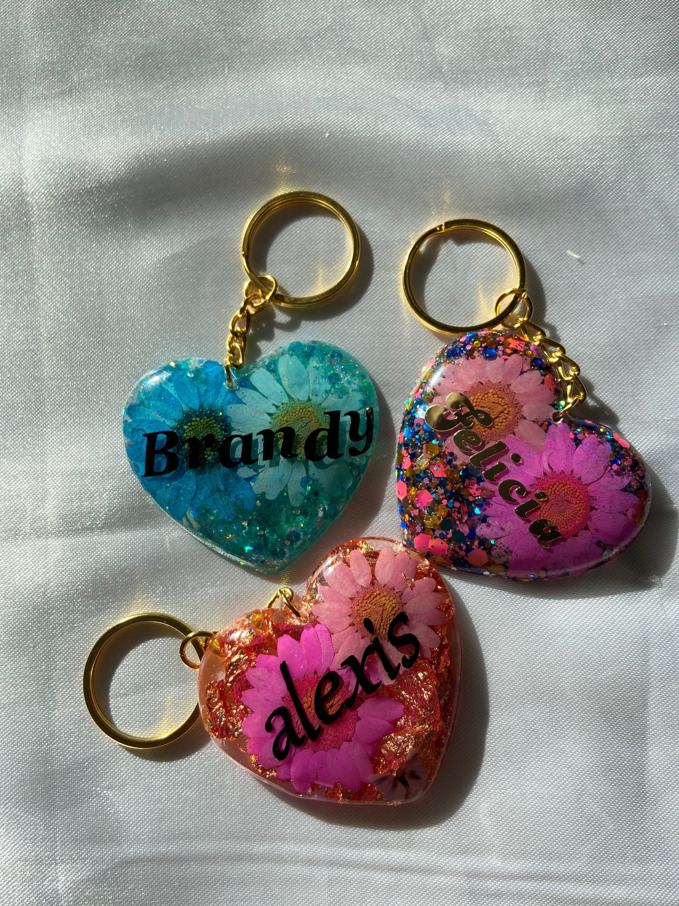 Personalized Heart KeychainHeart Shape KeychainPersonalized Etsy
