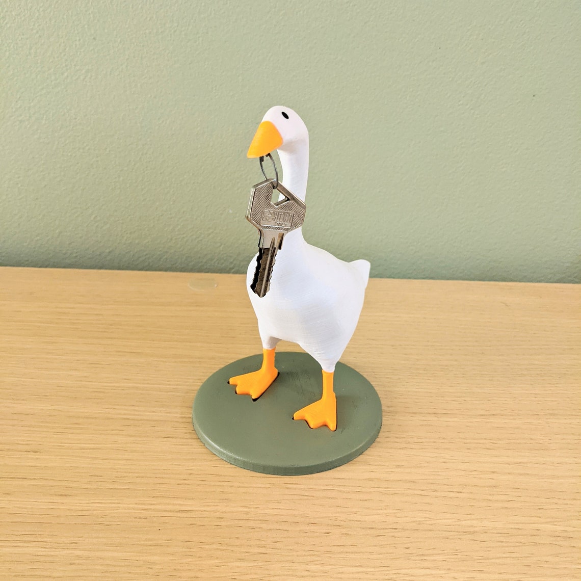 Untitled goose game 3D printed goose with base and Etsy