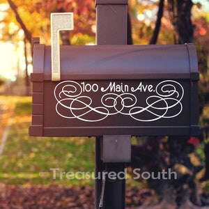 Custom Mailbox Address Decal Sticker