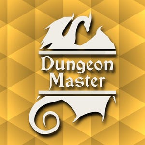 Decalque/adesivo de vinil Dungeon Master Dragon D&D