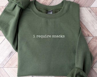 I Require Snacks Shirt, Funny Gift For Her, Snack Lover Gift, Racoon Shirt, Funny Tshirt Gift For Her