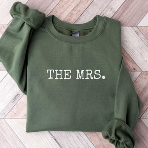 The MRS T-Shirt, Bride Sweatshirt, Wedding Gift for Her, Newlywed Shirt, Bridal Shower Gift, Honeymoon Top, Bachelorette Party Tee, Wifey