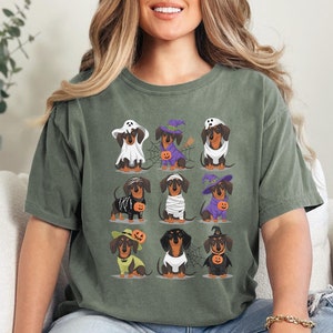 Comfort Colors® Cute Ghost Dog T-shirt, Ghost Dog Tee, Dog Lovers Tshirt, Halloween Cute Shirt, Halloween Dog T-shirt, Spooky Season Gift