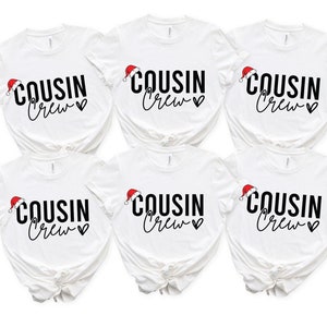 Cousin Crew Christmas Shirt, Matching Christmas Shirt, Family Christmas Shirt, Christmas Tee, Holiday Shirt, Christmas Dinner Shirt