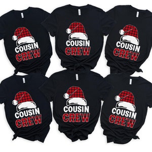 Cousin Crew Christmas Shirt, Matching Christmas Shirt, Family Christmas Shirt, Christmas Tee, Holiday Shirt, Christmas Dinner Shirt