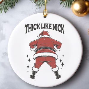 Funny Christmas Ornament Stocking Stuffer, White Elephant Gift, Funny Christmas Gift for Him, Unique Ornament Gift, Funny Gag Gift,Joke Gift