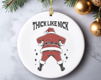 Funny Christmas Ornament Stocking Stuffer, White Elephant Gift, Funny Christmas Gift for Him, Unique Ornament Gift, Funny Gag Gift,Joke Gift