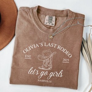 Custom Nashville Bachelorette Shirts, Last Rodeo Shirt, Personalized Girls Trip Shirt, Nashville Bach Party, Custom Location, Cocktail Club