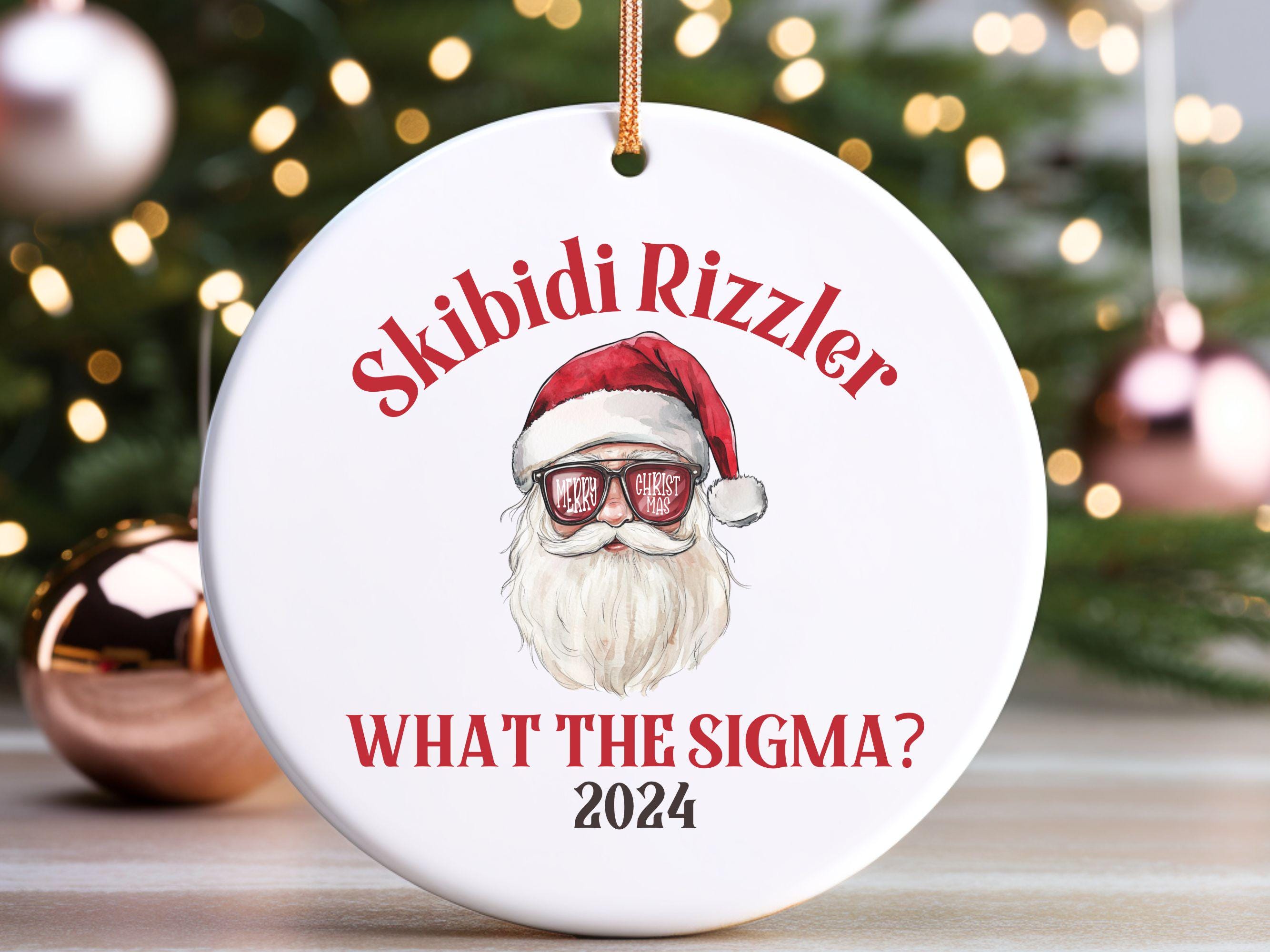 Ornament Rizz Skibidi Rizzler Custom Teen Meme Christmas Ornament - Gen Alpha, Funny ...