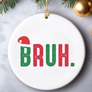 Funny Christmas Ornament Stocking Stuffer, White Elephant Gift, Funny Christmas Gift for Him, Unique Ornament Gift, Funny Gag Gift,Joke Gift