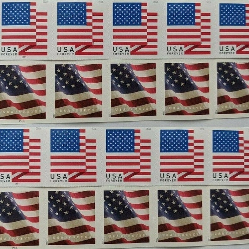 20 Flag Forever First Class Postage Stamp Design May Vary image 0