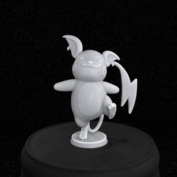 Raichu Inspired Figurine 40mm