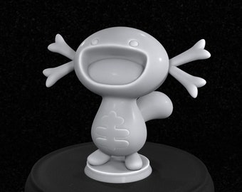 Wooper Variant Inspired Figurine 30mm