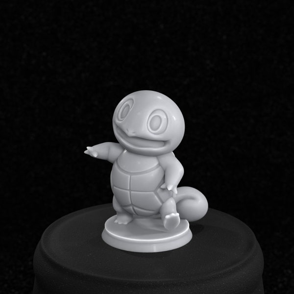 Squirtle Inspired 35mm figurine