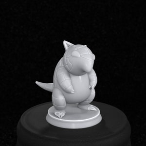 Sandshrew Inspired figurine 35mm