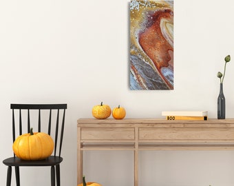 10 X 20 Acrylic Canvas Painting "OPENING"