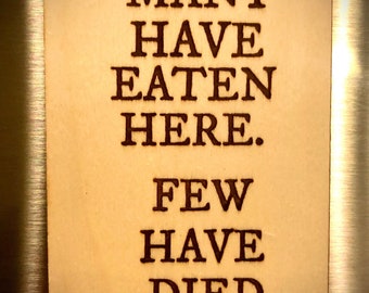Magnet - Many Have Eaten Here, Humorous