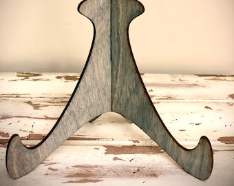 Cavalletti per esposizione, supporto artistico, supporto per foto, supporto per piatti, disponibili in 4 dimensioni e 12 finiture