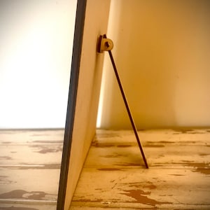 Easel stand backs to attach to frames, plates, & more for Display, Art Stand, Photo Stand,  Plate Stand, available in 7 sizes