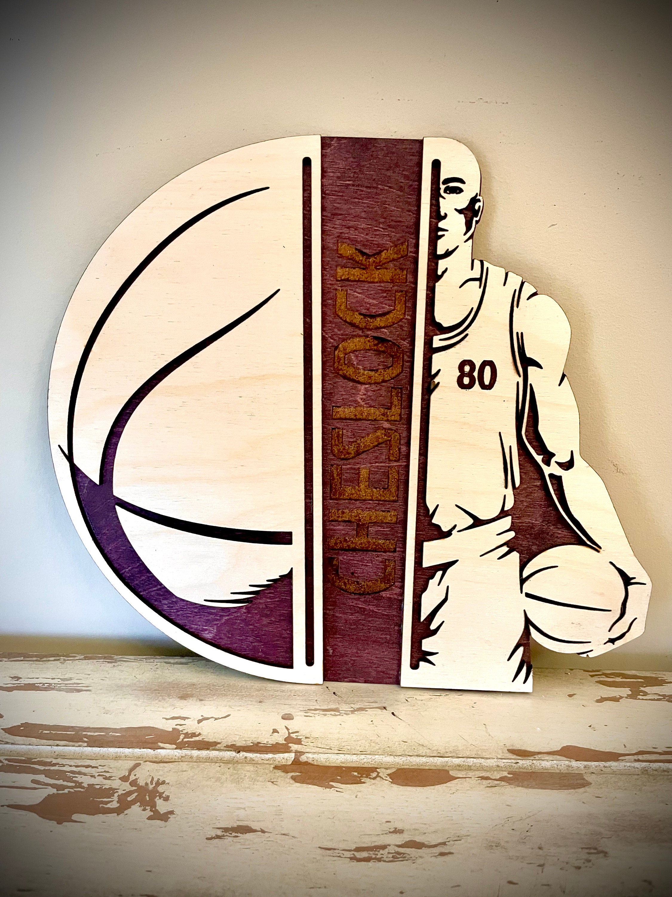 Personalized Custom Basketball Sign / Plaque With Player Name and ...