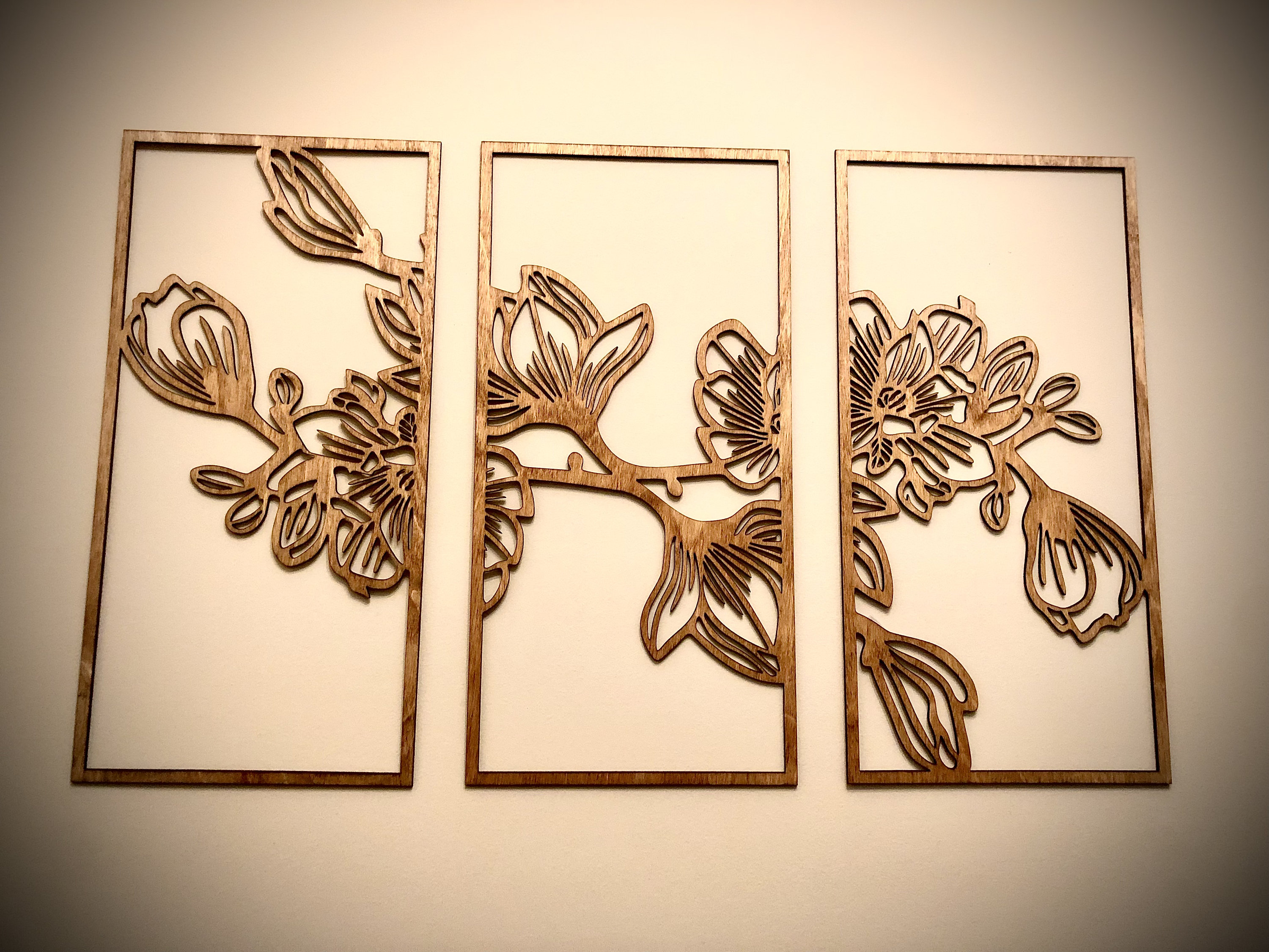 Magnolia Tree Wall Painting