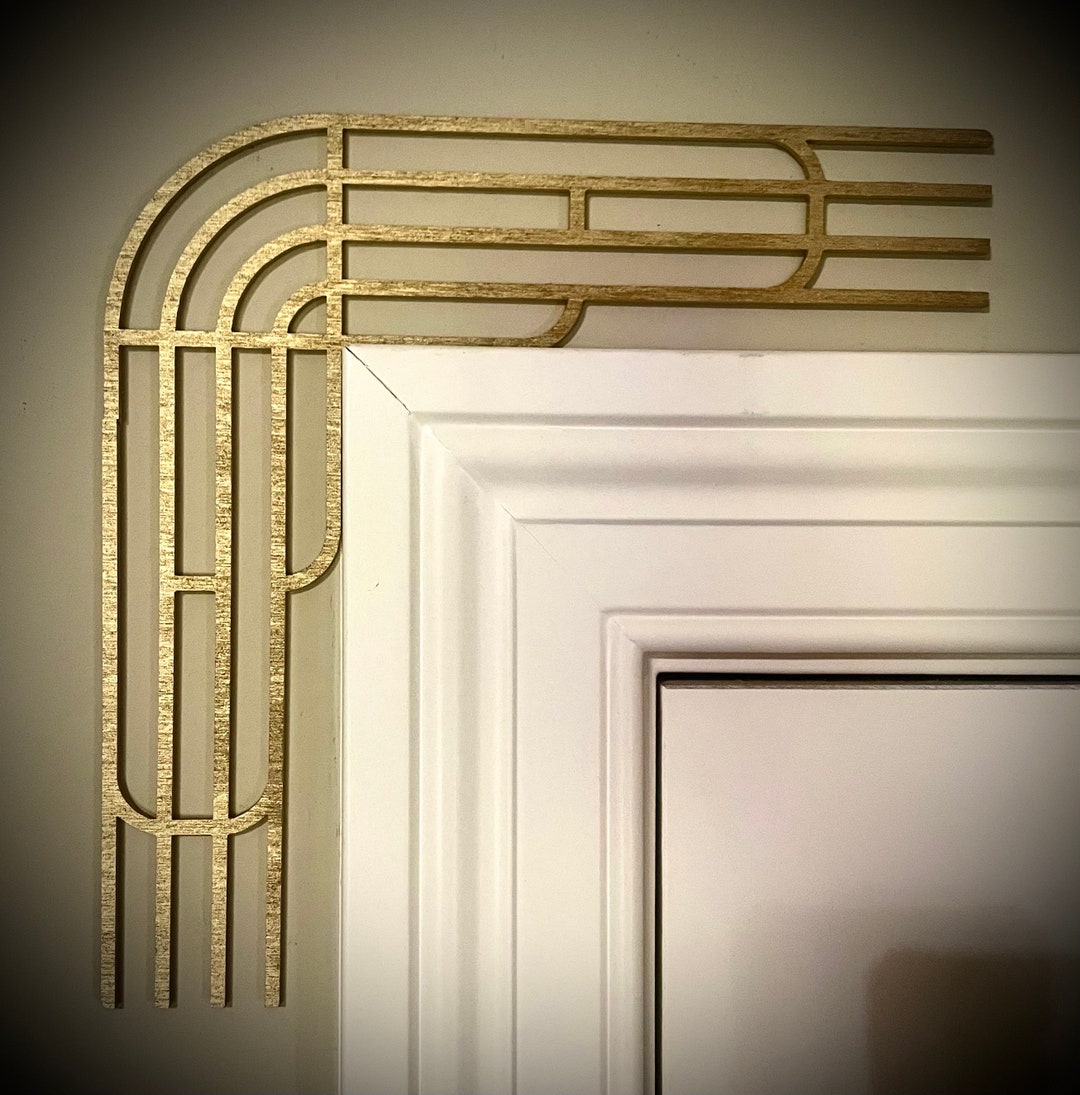 Photo inspiration: Frank Lloyd Wright Inspired Art Deco Window And Door Corner Photo Inspiration