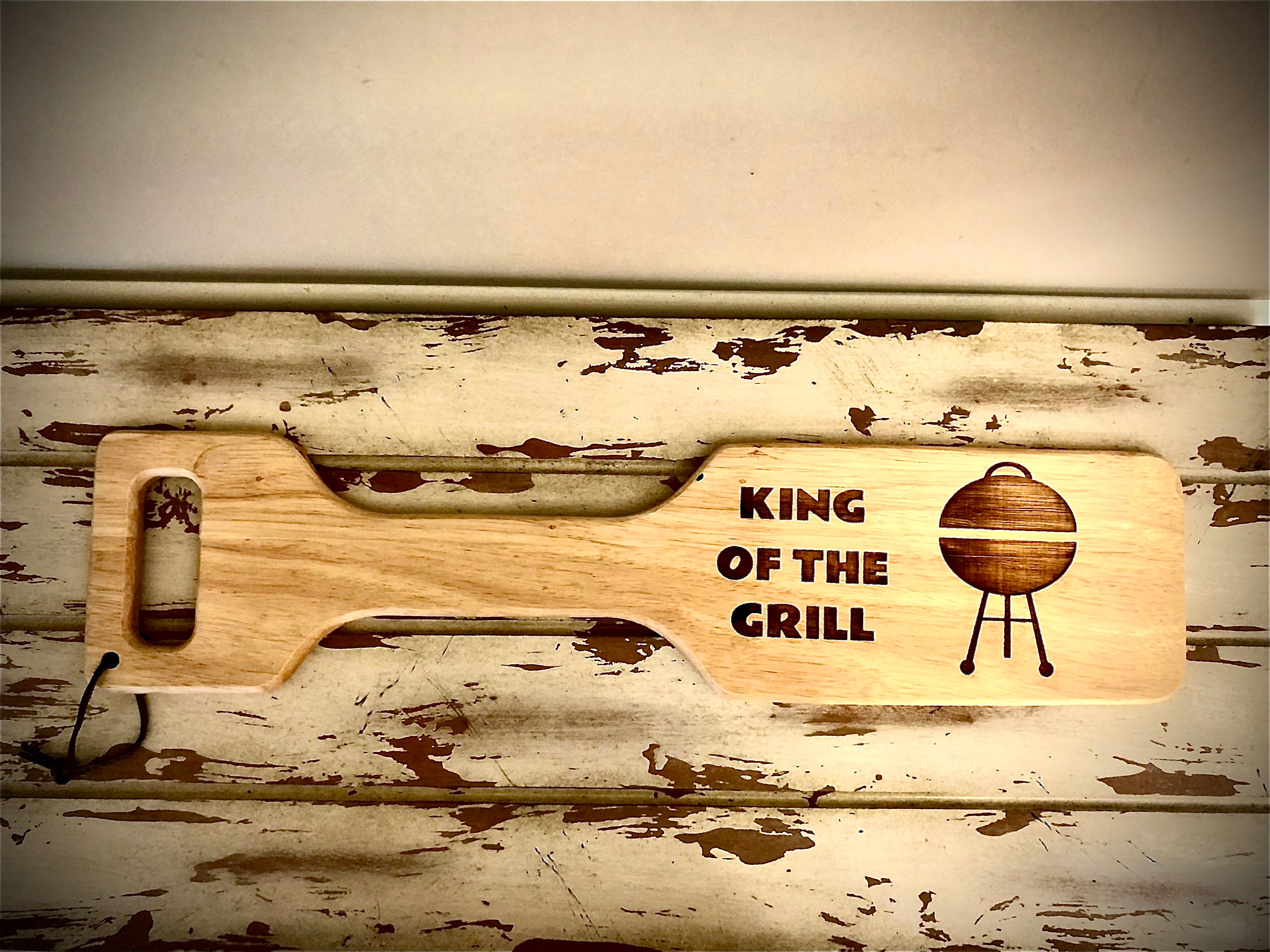 Custom engraved wood grill scrapers. Makes great Father's Etsy