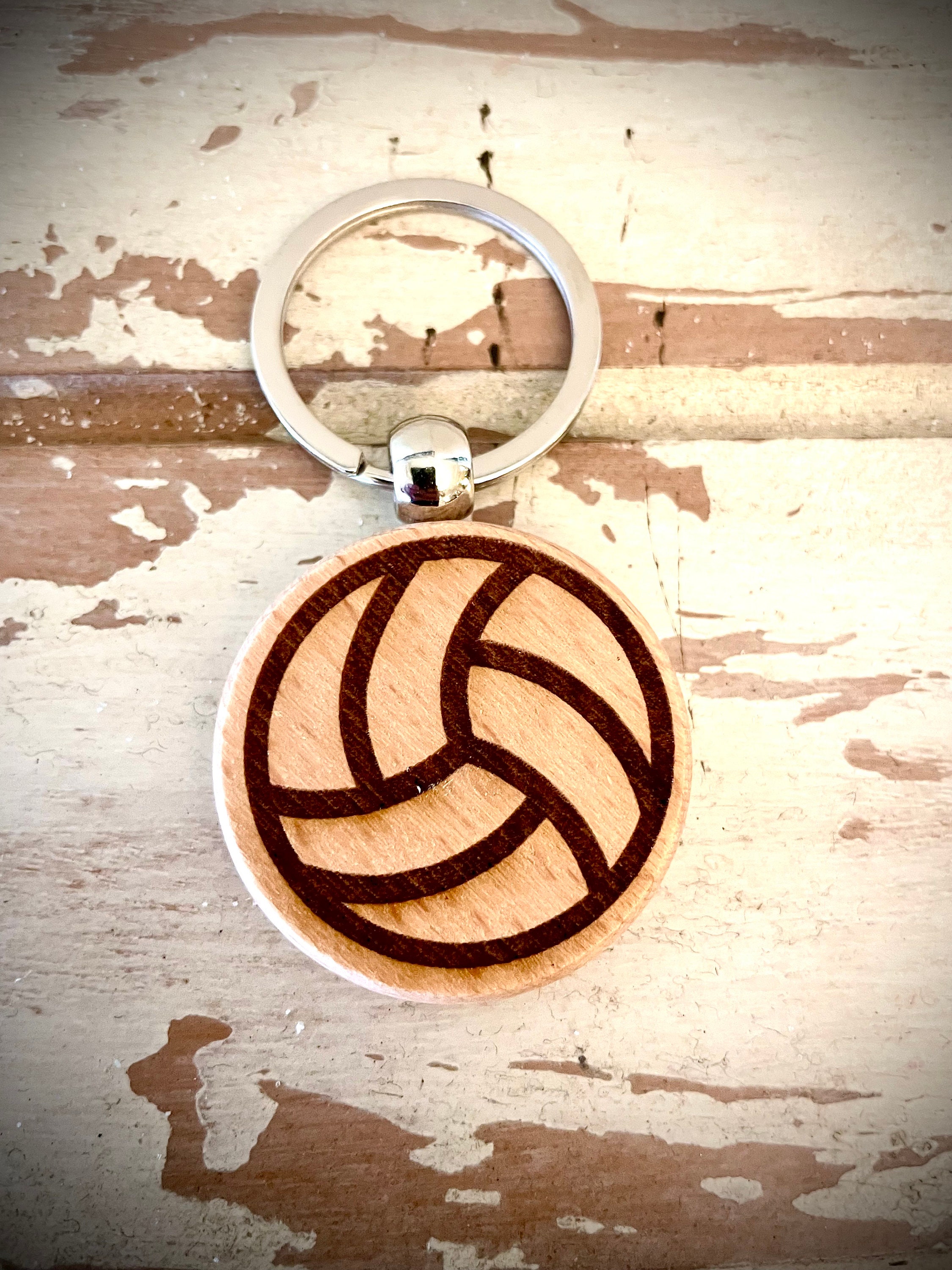 porte-clés de volley-ball avec carte - cadeau de sport - sport - Joli cadeau  à offrir