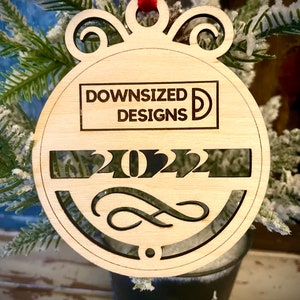 Custom Corporate Ornament or gift tag with custom logo, name, club, team, etc..