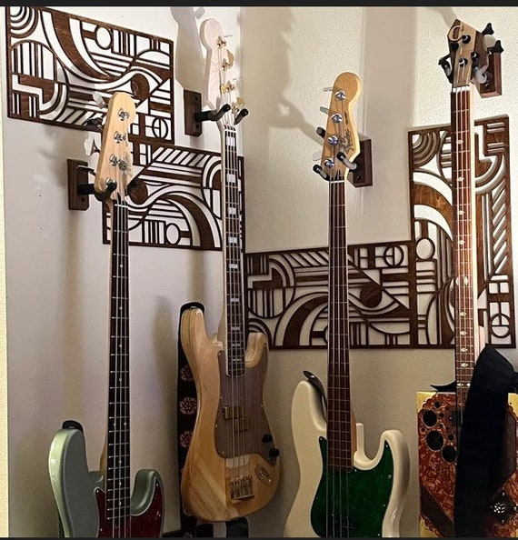 Boho Modern Frank Lloyd Wright-inspired Art Deco Geometry Wood