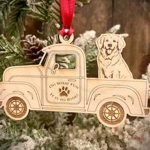 Dogs in classic pickup truck Part B.  104 breeds available.  Oh what fun it is to ride