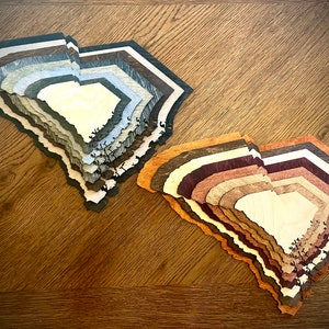 South Carolina Stacked State wood 3D table art, wall art, multi-color
